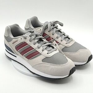 adidas‎ Run 80s Size 9.5 Gray Mens Sneakers Shadow Red ID1882 NIB